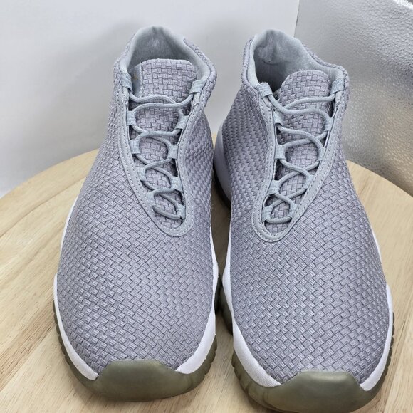 Nike Air Jordan Future Mens Size 12 Wolf Gray White Basketball Shoes Sneakers - Picture 4 of 9